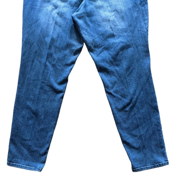 Joe Boxer Denim Blue Stretchy Distressed Jeans, 18W - Picture 6 of 8